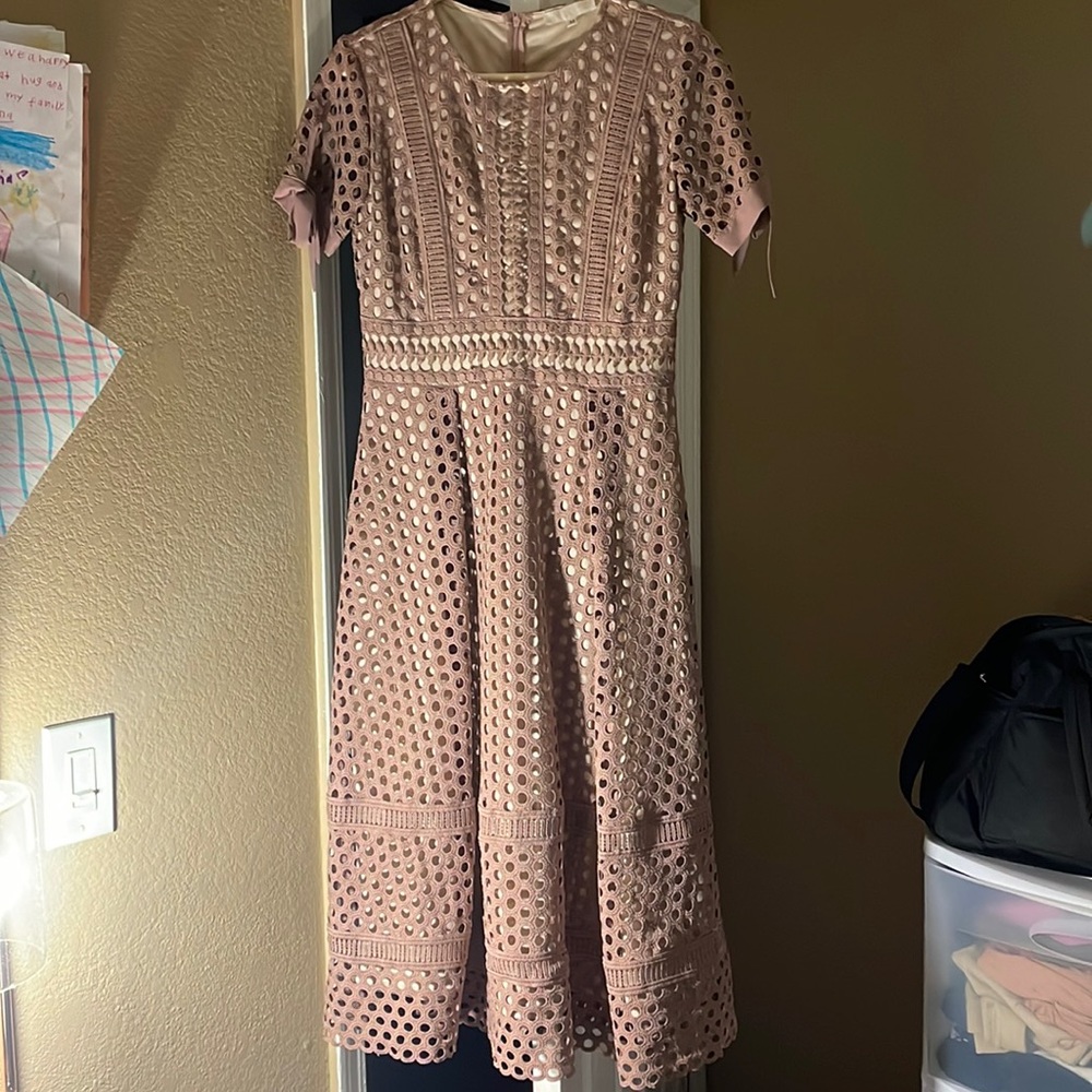 Purple Ivy City Co MIDI Dress Size M